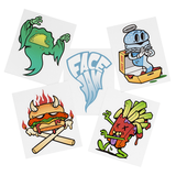 Face Jam Ghost Kitchen Zombie Fry Decal