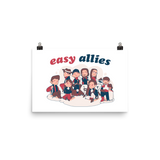 Cute and Jolly Easy Allies Poster