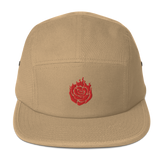 RWBY Ruby Emblem Embroidered 5 Panel Hat