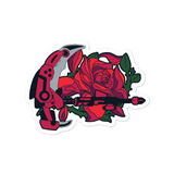 RWBY Crescent Rose Floral Decal