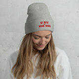 Rooster Teeth Be Nice & Work Hard Embroidered Beanie