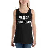 Rooster Teeth Be Nice and Work Hard Tank Top